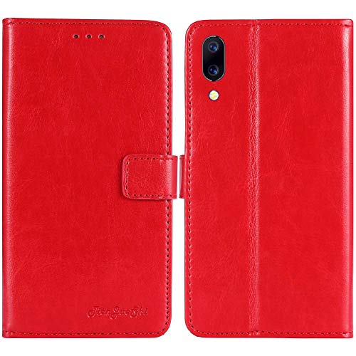 TienJueShi Rot Premium Retro Business Flip Book Stand Brief Leder Tasche Schutz Hulle Handy Case Abdeckung Wallet Cover Etui Skin Fur Umidigi One Pro 5.9 inch TienJueShi Rot Premium Retro Business Flip Book Stand Brief Leder Tasche Schutz Hulle Handy Case Abdeckung Wallet Cover Etui Skin Fur Umidigi One Pro 5.9 inch von TienJueShi