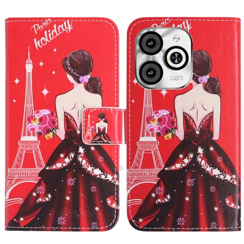 TienJueShi Traumfrau Flip Book Stand Brieftasche Leder Tasche Schütz Hülle Handy TPU Silikon Case Abdeckung Wallet Cover Etüi Für Infinix Note 40X X6838 5G 6.78 inch TienJueShi Traumfrau Flip Book Stand Brieftasche Leder Tasche Schütz Hülle Handy TPU Silikon Case Abdeckung Wallet Cover Etüi Für Infinix Note 40X X6838 5G 6.78 inch von TienJueShi