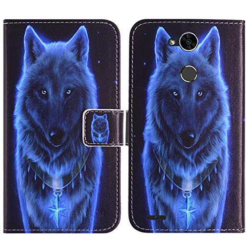 TienJueShi Wolf Flip Book Stand Brieftasche Leder Tasche Schütz Hülle Handy Telefon Case TPU Silikon Für LG X Power 3 5.5 inch Abdeckung Fall Wallet Cover Etüi von TienJueShi