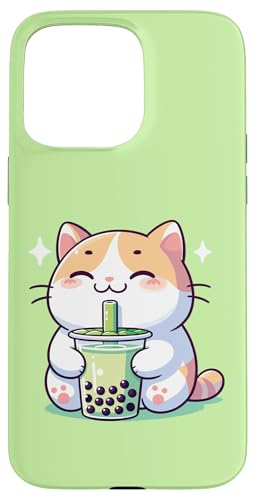 Hülle für iPhone 15 Pro Max Kawaii Katzen Bubble Tea Boba Katze Hülle für iPhone 15 Pro Max Kawaii Katzen Bubble Tea Boba Katze von Tier Designs im Kawaii Stil hier entdecken
