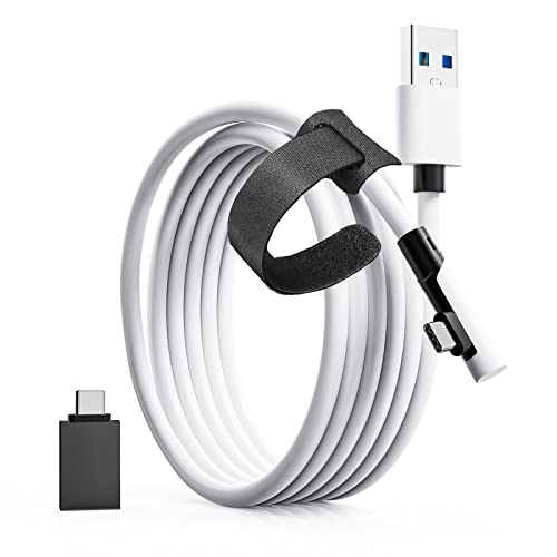 Tiergrade Link Kabel 3M Kompatibel mit Meta Quest 3/Quest 2/Pro, PICO4/Pro, High Speed PC Datenübertragung mit 5Gbps, USB3.2 gen1 zu USB C Kabel Zubehör für VR Headset und Gaming PC von Tiergrade