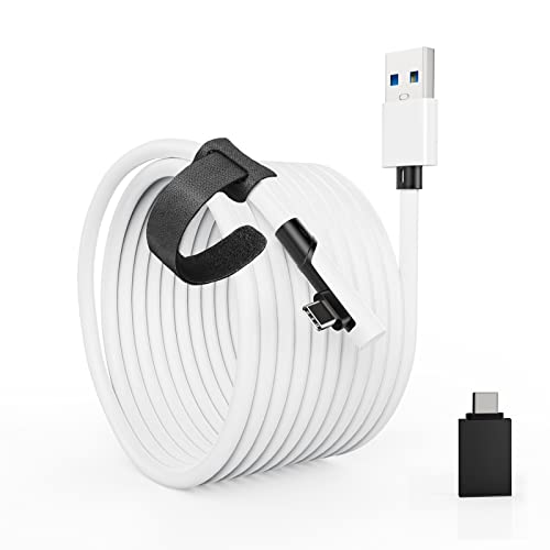 Tiergrade Link Kabel 6M Kompatibel mit Meta Quest 3/Quest 2/Pro, PICO4/Pro, High Speed PC Datenübertragung mit 5Gbps, USB3.2 gen1 zu USB C Kabel Zubehör für VR Headset und Gaming PC von Tiergrade