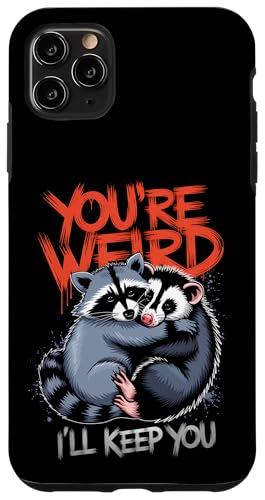 Niedlicher Waschbär Umarmt Opossum Tierfreund Hülle für iPhone 11 Pro Max Niedlicher Waschbär Umarmt Opossum Tierfreund Hülle für iPhone 11 Pro Max von Tierliebhaber Freundschaft Humor Geschenk