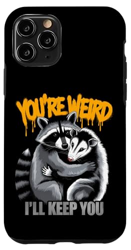 Niedlicher Waschbär Umarmt Opossum Tierfreund Hülle für iPhone 11 Pro Niedlicher Waschbär Umarmt Opossum Tierfreund Hülle für iPhone 11 Pro von Tierliebhaber Freundschaft Humor Geschenk
