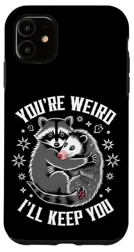 Niedlicher Waschbär Umarmt Opossum Tierfreund Hülle für iPhone 11 Niedlicher Waschbär Umarmt Opossum Tierfreund Hülle für iPhone 11 von Tierliebhaber Freundschaft Humor Geschenk