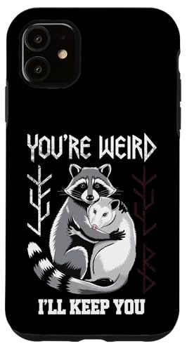 Niedlicher Waschbär Umarmt Opossum Tierfreund Hülle für iPhone 11 Niedlicher Waschbär Umarmt Opossum Tierfreund Hülle für iPhone 11 von Tierliebhaber Freundschaft Humor Geschenk