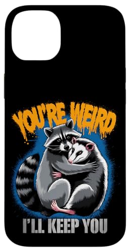 Niedlicher Waschbär Umarmt Opossum Tierfreund Hülle für iPhone 14 Plus Niedlicher Waschbär Umarmt Opossum Tierfreund Hülle für iPhone 14 Plus von Tierliebhaber Freundschaft Humor Geschenk
