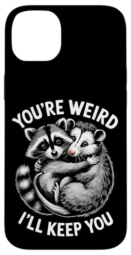 Niedlicher Waschbär Umarmt Opossum Tierfreund Hülle für iPhone 14 Plus Niedlicher Waschbär Umarmt Opossum Tierfreund Hülle für iPhone 14 Plus von Tierliebhaber Freundschaft Humor Geschenk