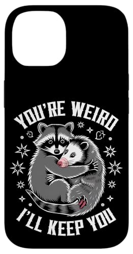Niedlicher Waschbär Umarmt Opossum Tierfreund Hülle für iPhone 14 Niedlicher Waschbär Umarmt Opossum Tierfreund Hülle für iPhone 14 von Tierliebhaber Freundschaft Humor Geschenk