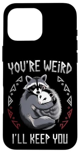Niedlicher Waschbär Umarmt Opossum Tierfreund Hülle für iPhone 16 Pro Max Niedlicher Waschbär Umarmt Opossum Tierfreund Hülle für iPhone 16 Pro Max von Tierliebhaber Freundschaft Humor Geschenk