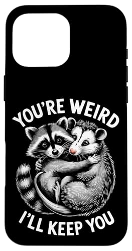 Niedlicher Waschbär Umarmt Opossum Tierfreund Hülle für iPhone 16 Pro Max Niedlicher Waschbär Umarmt Opossum Tierfreund Hülle für iPhone 16 Pro Max von Tierliebhaber Freundschaft Humor Geschenk