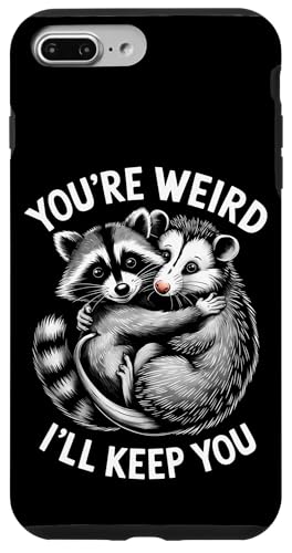 Niedlicher Waschbär Umarmt Opossum Tierfreund Hülle für iPhone 7 Plus/8 Plus Niedlicher Waschbär Umarmt Opossum Tierfreund Hülle für iPhone 7 Plus/8 Plus von Tierliebhaber Freundschaft Humor Geschenk