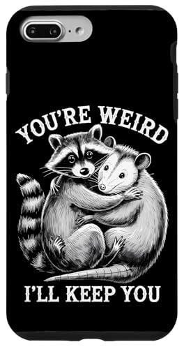 Niedlicher Waschbär Umarmt Opossum Tierfreund Hülle für iPhone 7 Plus/8 Plus Niedlicher Waschbär Umarmt Opossum Tierfreund Hülle für iPhone 7 Plus/8 Plus von Tierliebhaber Freundschaft Humor Geschenk