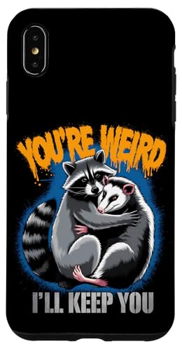 Niedlicher Waschbär Umarmt Opossum Tierfreund Hülle für iPhone XS Max Niedlicher Waschbär Umarmt Opossum Tierfreund Hülle für iPhone XS Max von Tierliebhaber Freundschaft Humor Geschenk