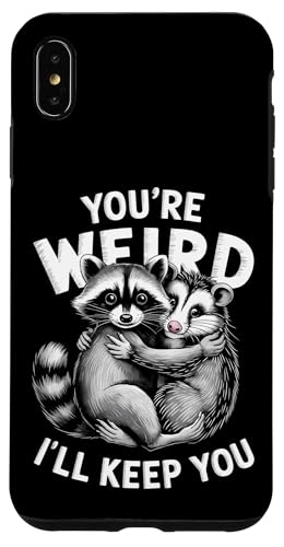 Niedlicher Waschbär Umarmt Opossum Tierfreund Hülle für iPhone XS Max Niedlicher Waschbär Umarmt Opossum Tierfreund Hülle für iPhone XS Max von Tierliebhaber Freundschaft Humor Geschenk