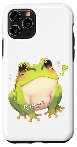 Niedlicher Frosch Meme Lustiger Amphibien Humor Hülle für iPhone 11 Pro von Tierliebhaber Geschenk Kawaii Kröte Liebhaber