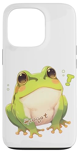 Niedlicher Frosch Meme Lustiger Amphibien Humor Hülle für iPhone 13 Pro von Tierliebhaber Geschenk Kawaii Kröte Liebhaber