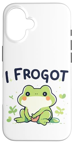 Niedlicher Frosch Meme Lustiger Amphibien Humor Hülle für iPhone 16 Niedlicher Frosch Meme Lustiger Amphibien Humor Hülle für iPhone 16 von Tierliebhaber Geschenk Kawaii Kröte Liebhaber