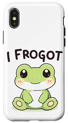 Niedlicher Frosch Meme Lustiger Amphibien Humor Hülle für iPhone X/XS Niedlicher Frosch Meme Lustiger Amphibien Humor Hülle für iPhone X/XS von Tierliebhaber Geschenk Kawaii Kröte Liebhaber