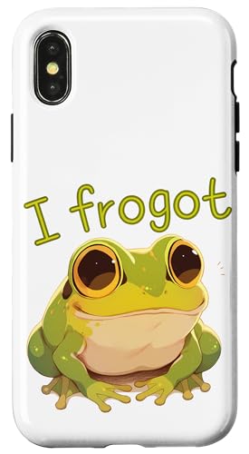 Niedlicher Frosch Meme Lustiger Amphibien Humor Hülle für iPhone X/XS Niedlicher Frosch Meme Lustiger Amphibien Humor Hülle für iPhone X/XS von Tierliebhaber Geschenk Kawaii Kröte Liebhaber
