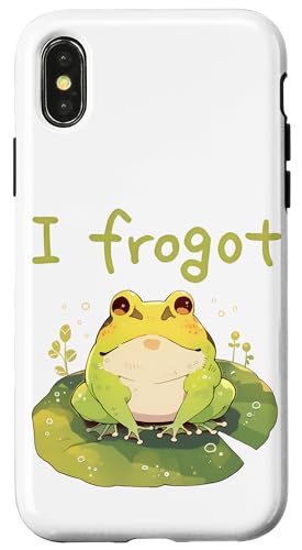 Niedlicher Frosch Meme Lustiger Amphibien Humor Hülle für iPhone X/XS Niedlicher Frosch Meme Lustiger Amphibien Humor Hülle für iPhone X/XS von Tierliebhaber Geschenk Kawaii Kröte Liebhaber
