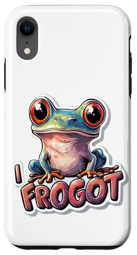 Niedlicher Frosch Meme Lustiger Amphibien Humor Hülle für iPhone XR Niedlicher Frosch Meme Lustiger Amphibien Humor Hülle für iPhone XR von Tierliebhaber Geschenk Kawaii Kröte Liebhaber