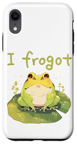 Niedlicher Frosch Meme Lustiger Amphibien Humor Hülle für iPhone XR Niedlicher Frosch Meme Lustiger Amphibien Humor Hülle für iPhone XR von Tierliebhaber Geschenk Kawaii Kröte Liebhaber