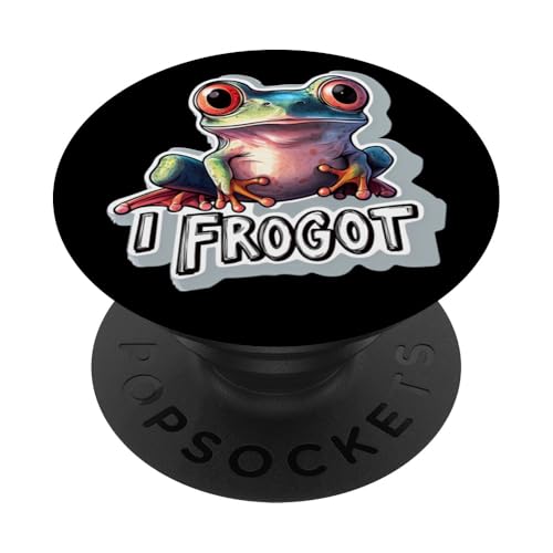 Niedlicher Frosch Meme Lustiger Amphibien Humor PopSockets Klebender PopGrip Niedlicher Frosch Meme Lustiger Amphibien Humor PopSockets Klebender PopGrip von Tierliebhaber Geschenk Kawaii Kröte Liebhaber