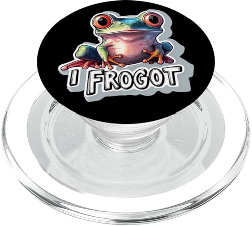 Niedlicher Frosch Meme Lustiger Amphibien Humor PopSockets PopGrip für MagSafe Niedlicher Frosch Meme Lustiger Amphibien Humor PopSockets PopGrip für MagSafe von Tierliebhaber Geschenk Kawaii Kröte Liebhaber