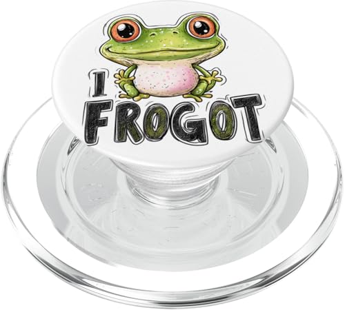 Niedlicher Frosch Meme Lustiger Amphibien Humor PopSockets PopGrip für MagSafe Niedlicher Frosch Meme Lustiger Amphibien Humor PopSockets PopGrip für MagSafe von Tierliebhaber Geschenk Kawaii Kröte Liebhaber