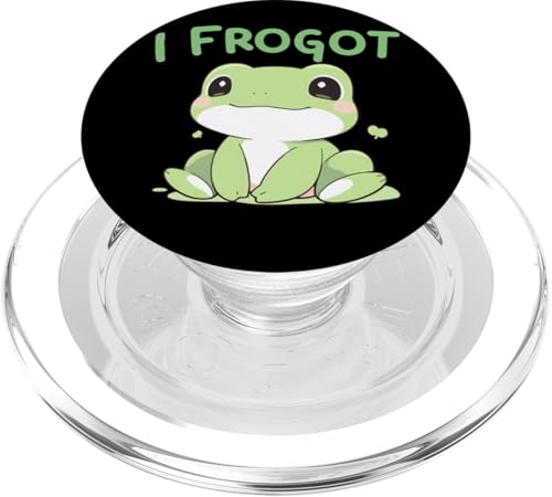 Niedlicher Frosch Meme Lustiger Amphibien Humor PopSockets PopGrip für MagSafe Niedlicher Frosch Meme Lustiger Amphibien Humor PopSockets PopGrip für MagSafe von Tierliebhaber Geschenk Kawaii Kröte Liebhaber