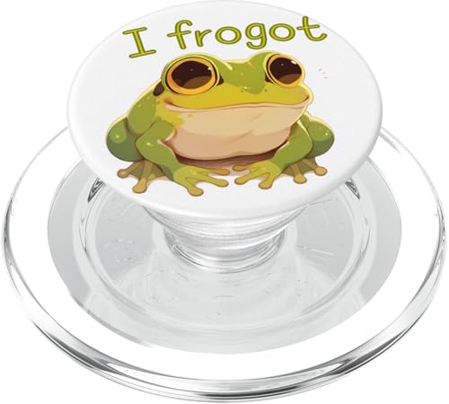 Niedlicher Frosch Meme Lustiger Amphibien Humor PopSockets PopGrip für MagSafe Niedlicher Frosch Meme Lustiger Amphibien Humor PopSockets PopGrip für MagSafe von Tierliebhaber Geschenk Kawaii Kröte Liebhaber