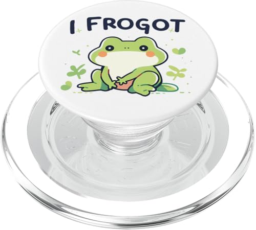 Niedlicher Frosch Meme Lustiger Amphibien Humor PopSockets PopGrip für MagSafe Niedlicher Frosch Meme Lustiger Amphibien Humor PopSockets PopGrip für MagSafe von Tierliebhaber Geschenk Kawaii Kröte Liebhaber