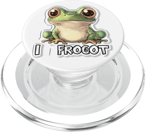 Niedlicher Frosch Meme Lustiger Amphibien Humor PopSockets PopGrip für MagSafe Niedlicher Frosch Meme Lustiger Amphibien Humor PopSockets PopGrip für MagSafe von Tierliebhaber Geschenk Kawaii Kröte Liebhaber