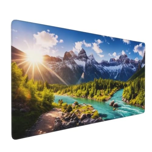 Gaming Mauspad Sky Mountain Mauspad XXL 700x400x3 mm XXL Mousepad, Mauspad Gaming Zubehör mit Anti Rutsch Basis Mouse Pad Wasserdicht und Langlebig für Maus und Tastatur, Home Decor Y-3625 Gaming Mauspad Sky Mountain Mauspad XXL 700x400x3 mm XXL Mousepad, Mauspad Gaming Zubehör mit Anti Rutsch Basis Mouse Pad Wasserdicht und Langlebig für Maus und Tastatur, Home Decor Y-3625 von Tifnuer