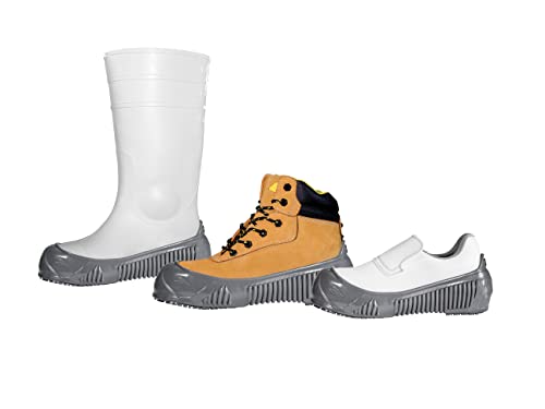 Tiger-Grip EASY MAX Sicherheits-Überschuh, grau, medium (38-40), rutschfest von Tiger Grip