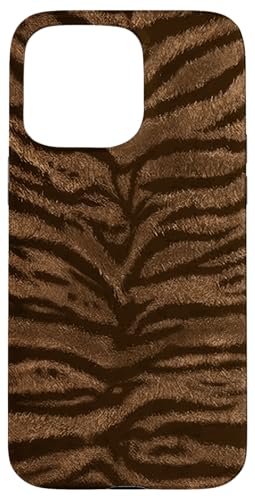 Klassischer Tierdruck mit Tigermuster Hülle für iPhone 15 Pro Max von Tiger Print