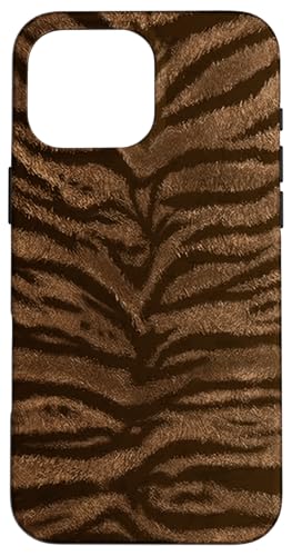 Klassischer Tierdruck mit Tigermuster Hülle für iPhone 16 Pro Max von Tiger Print