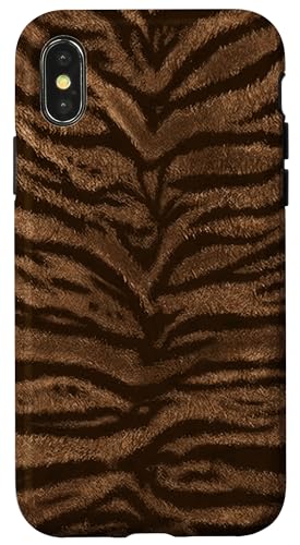 Klassischer Tierdruck mit Tigermuster Hülle für iPhone X/XS Klassischer Tierdruck mit Tigermuster Hülle für iPhone X/XS von Tiger Print