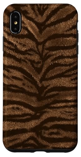 Klassischer Tierdruck mit Tigermuster Hülle für iPhone XS Max von Tiger Print