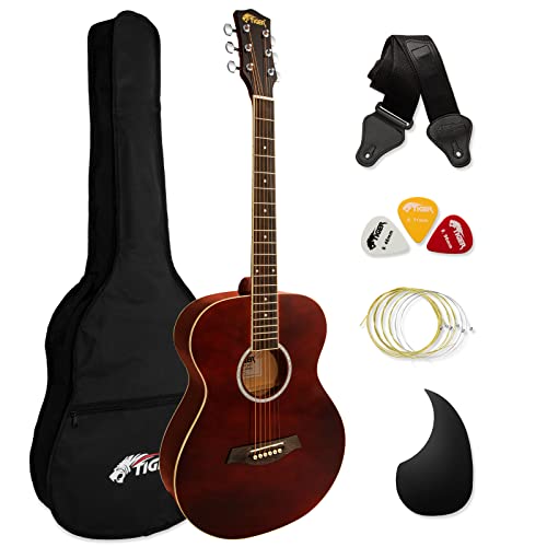 Tiger ACG2-RD Elektro-Akustische Gitarre Set - Rot Tiger ACG2-RD Elektro-Akustische Gitarre Set - Rot von Tiger
