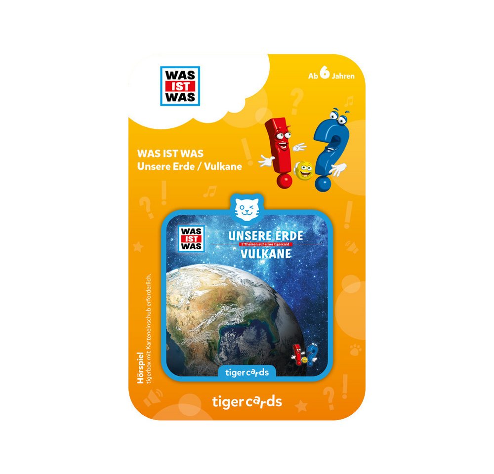 TigerMedia Hörspiel tigercard WAS IST WAS: Unsere Erde / Vulkane TigerMedia Hörspiel tigercard WAS IST WAS: Unsere Erde / Vulkane von TigerMedia