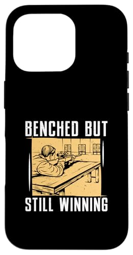 Auf der Bank, aber immer noch erfolgreich: Fantastische Experten für Bankrest-Schießsport Hülle für iPhone 16 Pro von Tight Benchrest Warmers Unlimited
