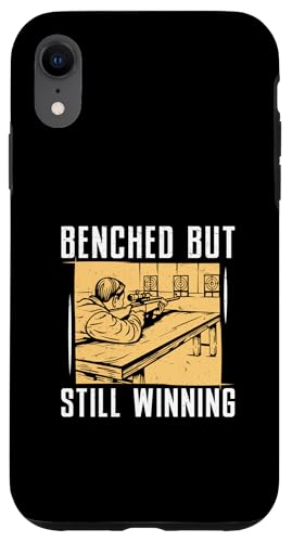 Auf der Bank, aber immer noch erfolgreich: Fantastische Experten für Bankrest-Schießsport Hülle für iPhone XR von Tight Benchrest Warmers Unlimited