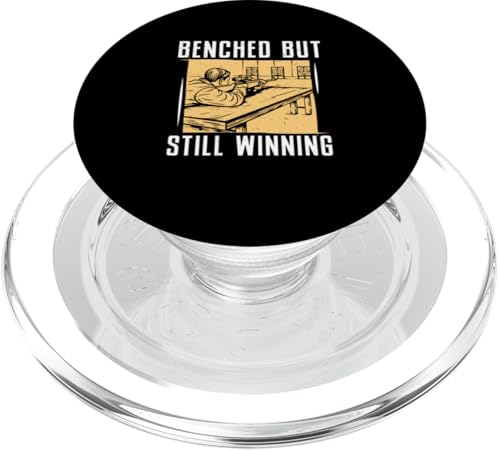 Auf der Bank, aber immer noch erfolgreich: Fantastische Experten für Bankrest-Schießsport PopSockets PopGrip für MagSafe Auf der Bank, aber immer noch erfolgreich: Fantastische Experten für Bankrest-Schießsport PopSockets PopGrip für MagSafe von Tight Benchrest Warmers Unlimited