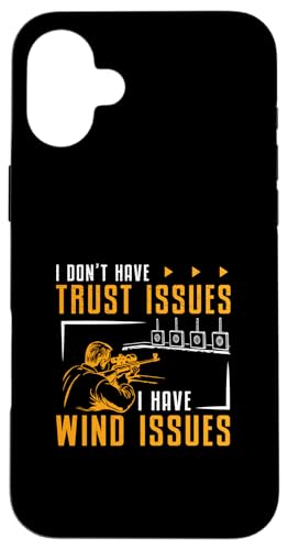 Ich habe keine Vertrauensprobleme Ich habe Windprobleme Benchrest Lover Hülle für iPhone 16 Plus Ich habe keine Vertrauensprobleme Ich habe Windprobleme Benchrest Lover Hülle für iPhone 16 Plus von Tight Benchrest Warmers Unlimited