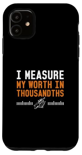 Ich messe meinen Wert in Tausendsteln Lustiges Banklehnenschießen Hülle für iPhone 11 Ich messe meinen Wert in Tausendsteln Lustiges Banklehnenschießen Hülle für iPhone 11 von Tight Benchrest Warmers Unlimited