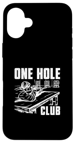 One Hole Club Lustiges Gruppenschießen für einen Bankrest-Shooter Hülle für iPhone 16 Plus One Hole Club Lustiges Gruppenschießen für einen Bankrest-Shooter Hülle für iPhone 16 Plus von Tight Benchrest Warmers Unlimited