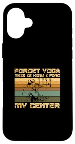 Vergiss Yoga So finde ich mein Center Benchrest Shooting Hülle für iPhone 16 Plus Vergiss Yoga So finde ich mein Center Benchrest Shooting Hülle für iPhone 16 Plus von Tight Benchrest Warmers Unlimited