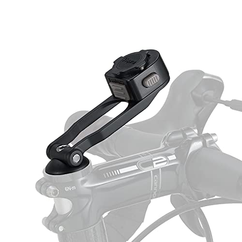 Tigra Sport Fahrradhalterung mit Schraubbarer Befestigung für Lenkervorbau Verstellbar Leicht Sicher Kompatibel mit allen MountCases von Tigra Sport